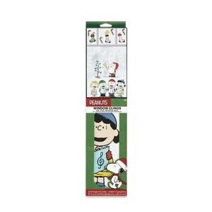 2 PEANUTS Charlie Brown Christmas Peel & Stick Window Cling Mirror Decor New
